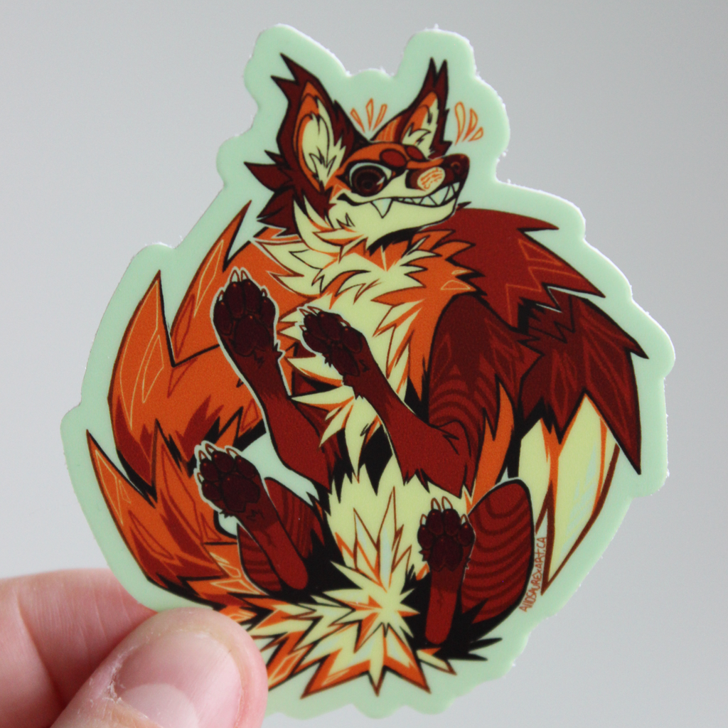 Fox Crest Sticker