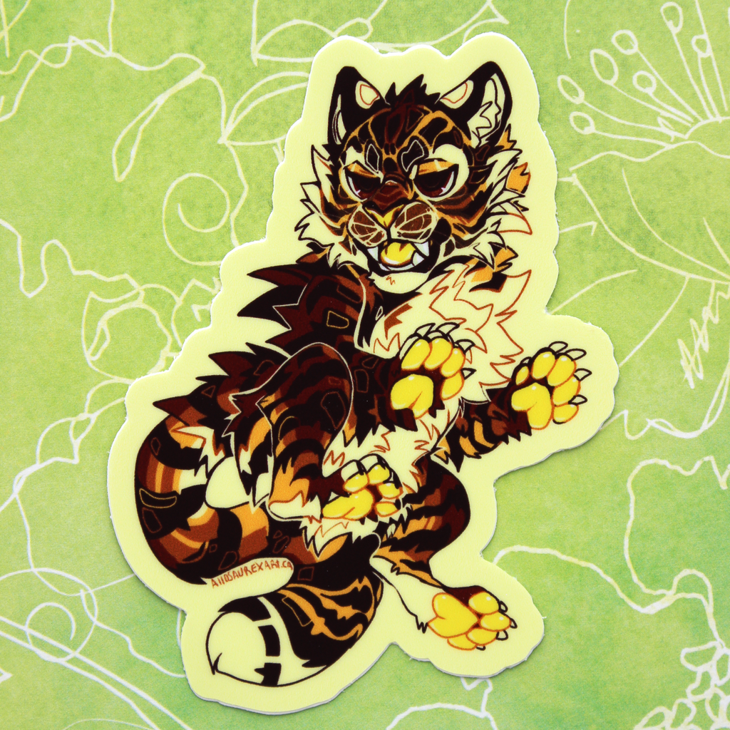 Tiger Crest Sticker