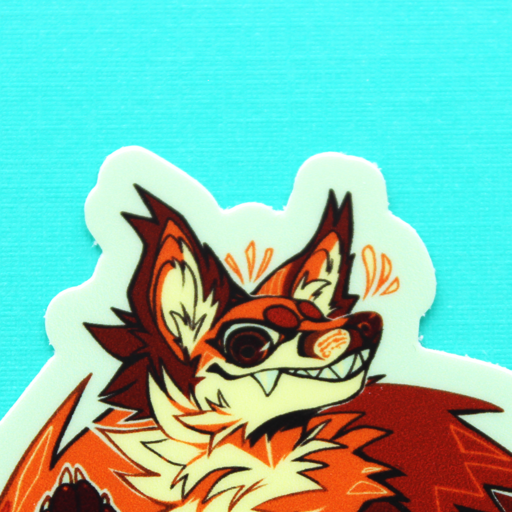 Fox Crest Sticker