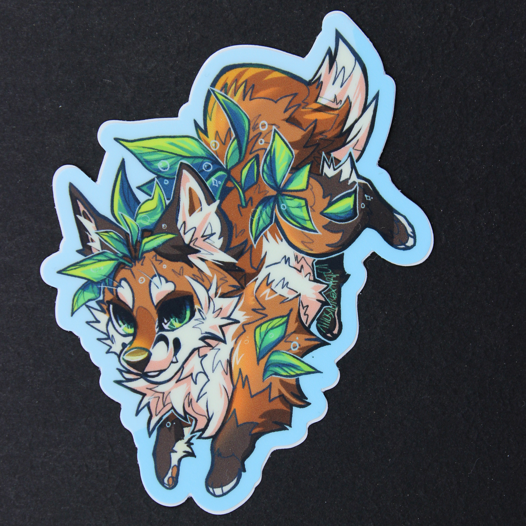Dewy Fox Sticker