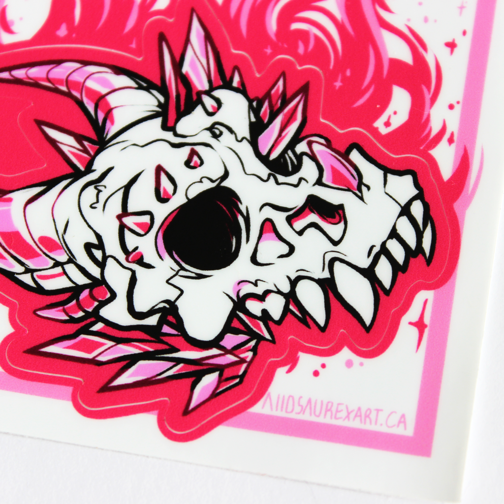 Crystal Skull Kiss-Cut Sticker