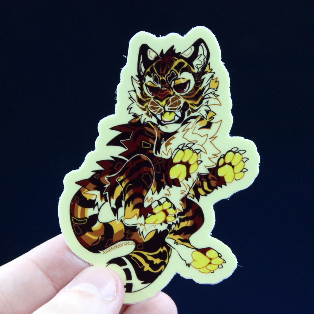 Tiger Crest Sticker