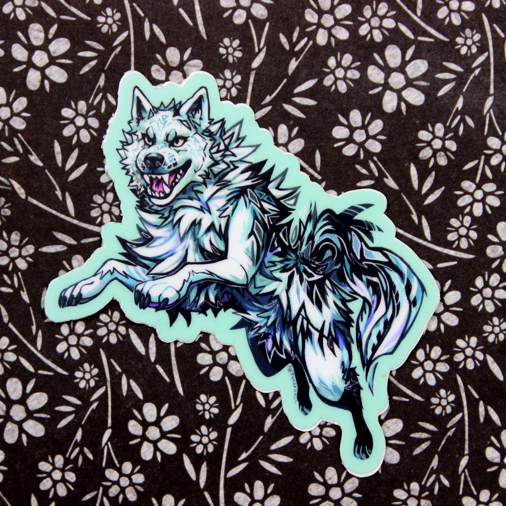 Ice Wolf Sticker