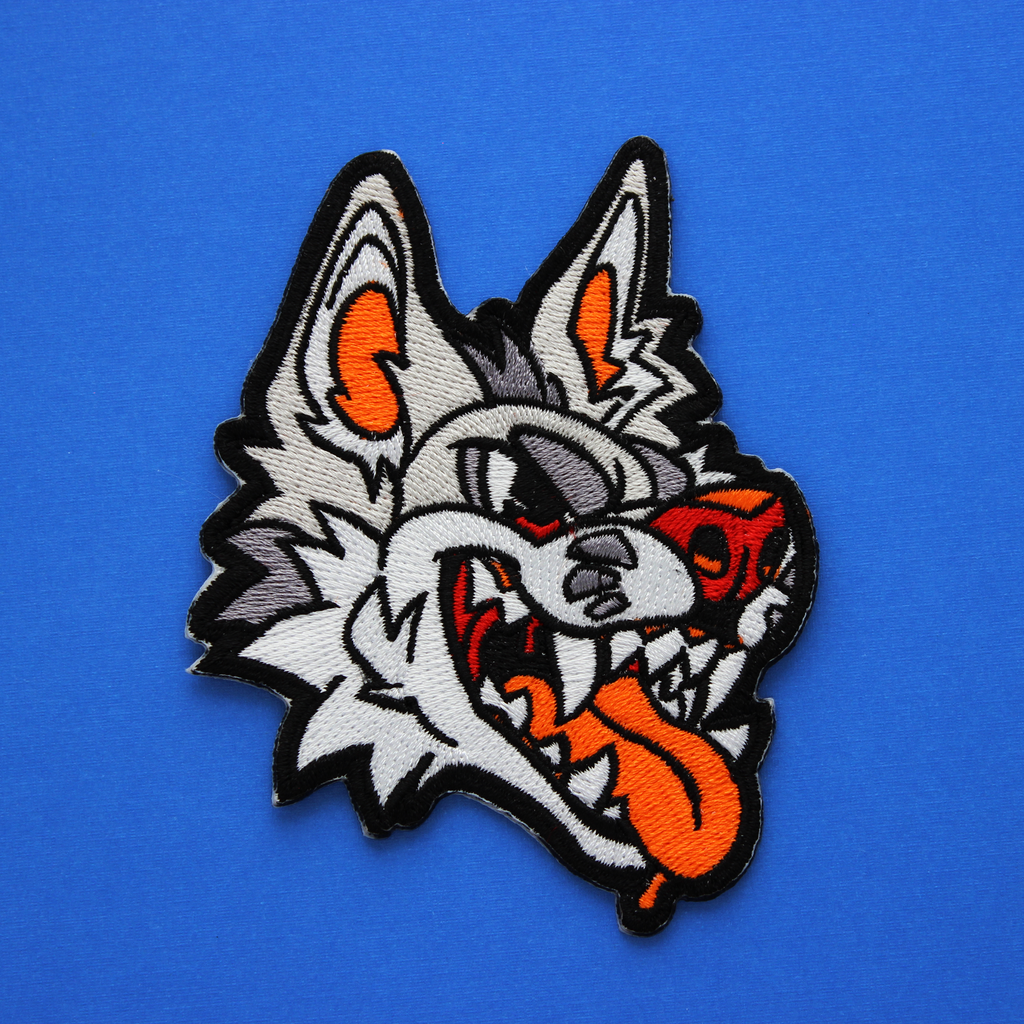 Embroidered Wolf Patch
